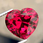 Exceptional Heart Shape Umbalite Garnet 7.38 carats Loose Gemstone Perfect Heart Shape For Pendant Size Use