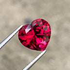 Exceptional Heart Shape Umbalite Garnet 7.38 carats Loose Gemstone Perfect Heart Shape For Pendant Size Use