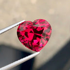 Exceptional Heart Shape Umbalite Garnet 7.38 carats Loose Gemstone Perfect Heart Shape For Pendant Size Use