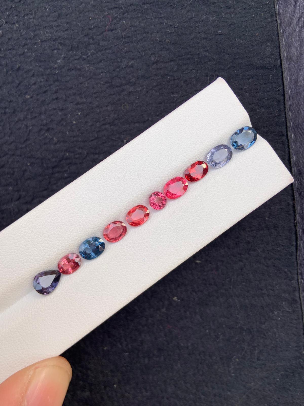 Natural Burmese Spinel – 7.50 Ct Eye-Clean Gem | Untreated Fine Spinel from Burma