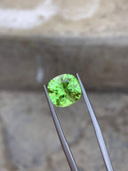 Natural Pakistani Peridot – 6.55 Ct Vibrant Green Gem | 10.7×10.4 mm | Untreated Peridot