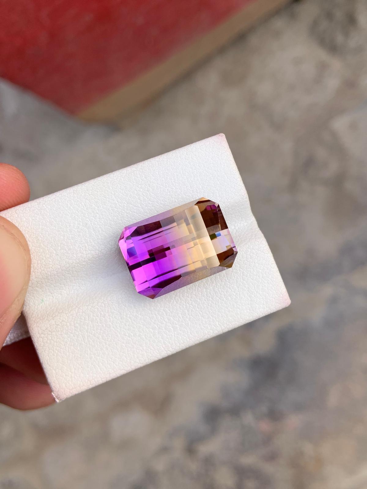 Natural Bolivian Ametrine – 15.95 Ct Loupe Clean Gem | Untreated Ametrine for Fine Jewelry