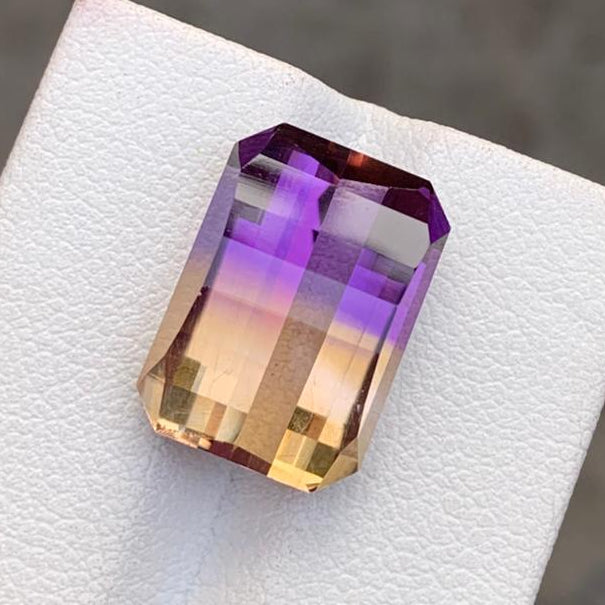 Natural Bolivian Ametrine – 11.40 Ct Eye-Clean Gem | Untreated Ametrine for Fine Jewelry