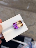 Natural Bolivian Ametrine – 11.40 Ct Eye-Clean Gem | Untreated Ametrine for Fine Jewelry