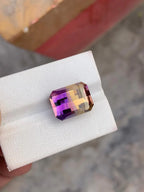 Bicolor Ametrine Gemstone: 10.45 Carat Pixel Cut | Bolivia Ametrine | AA Quality