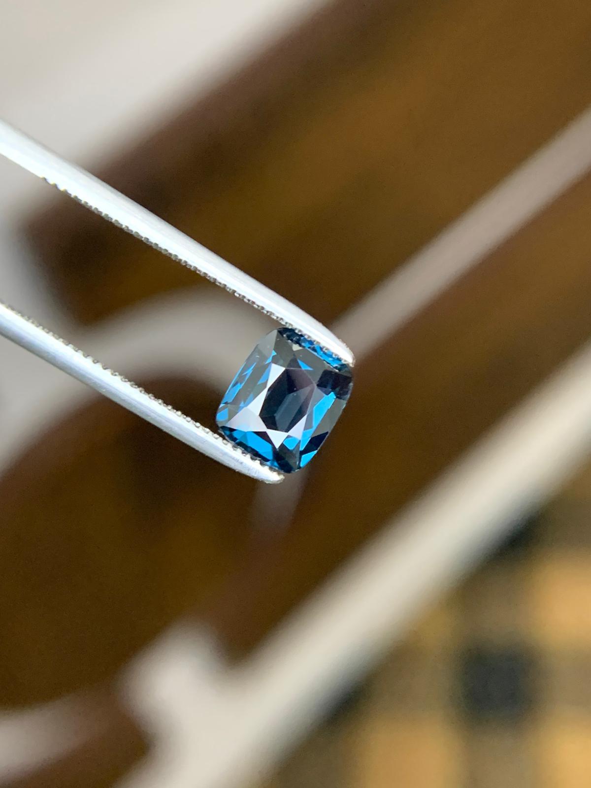Natural Burmese Blue Spinel – 1.05 Ct Eye-Clean Gem | Untreated Fine Spinel