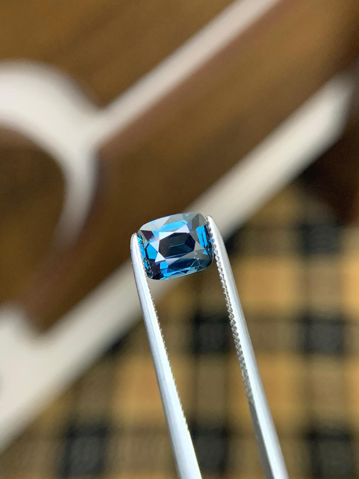 Natural Burmese Blue Spinel – 1.05 Ct Eye-Clean Gem | Untreated Fine Spinel