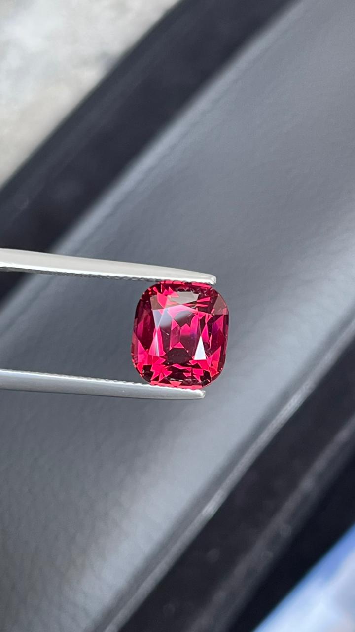Natural Umbalite Garnet 6.41 Ct – Eye Clean Untreated Pinkish Red Garnet from Tanzania