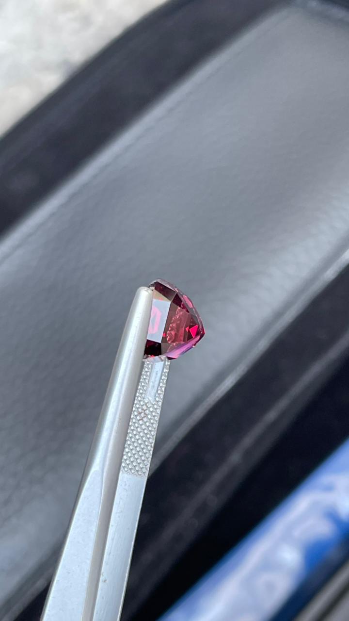 Natural Umbalite Garnet 6.41 Ct – Eye Clean Untreated Pinkish Red Garnet from Tanzania