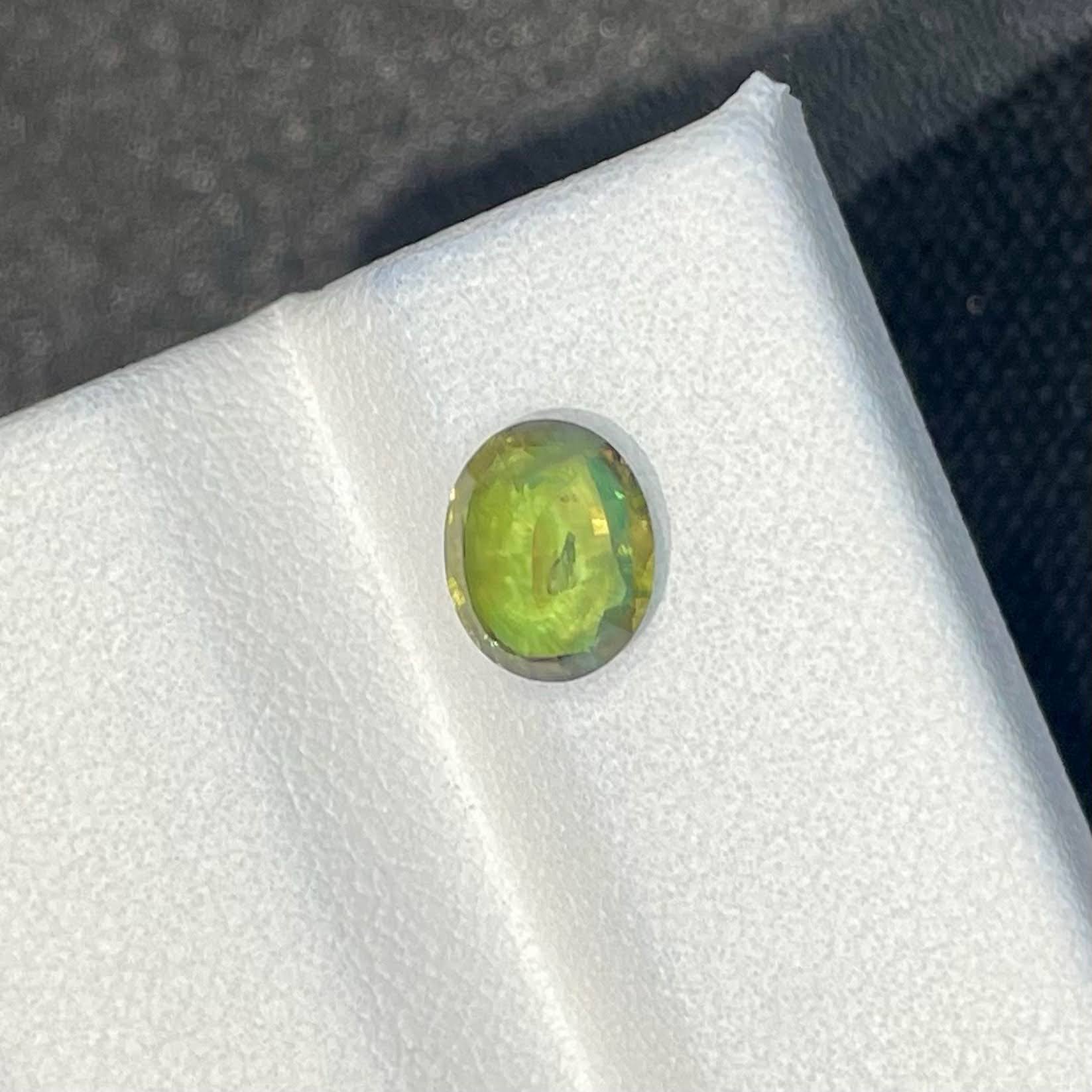 Natural Alexandrite 1.13 Ct Oval Step Cut | VVS Mozambique Alexandrite | Untreated Loose Gemstone | Fine Jewelry Collector Gem