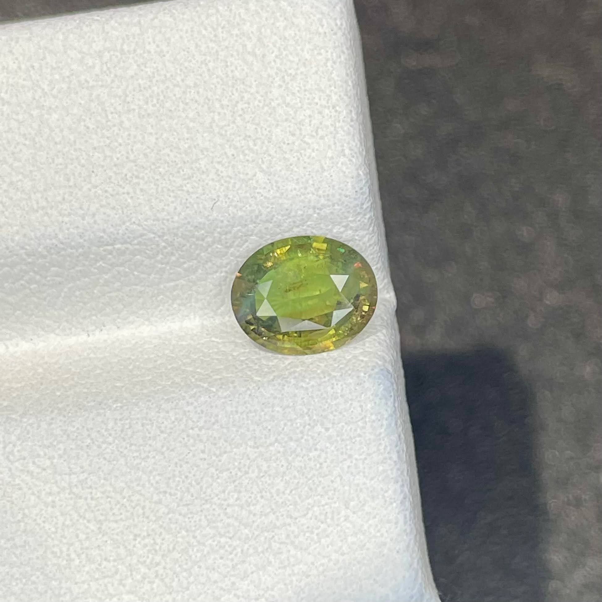 Natural Alexandrite 1.13 Ct Oval Step Cut | VVS Mozambique Alexandrite | Untreated Loose Gemstone | Fine Jewelry Collector Gem