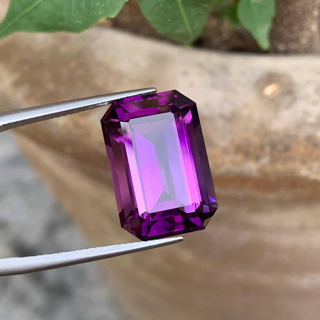 Natural Brazilian Amethyst 14.72 Ct Loose Gemstone | Eye Clean Purple Amethyst | Untreated Fine Jewelry & Collector Stone
