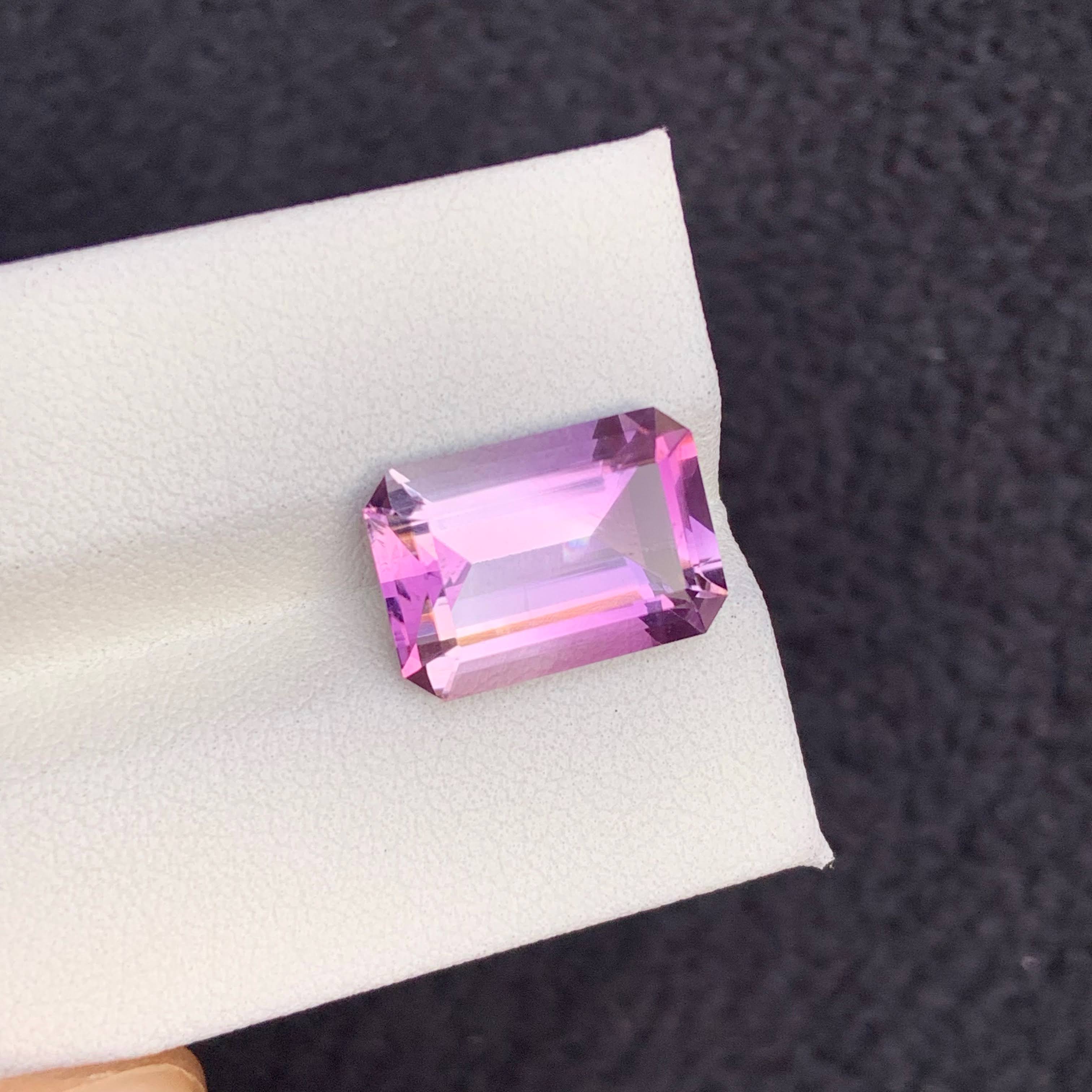 Natural Amethyst 6.81 Ct Loose Gemstone | Eye Clean Brazilian Purple Amethyst | Untreated Gemstone | Fine Jewelry Stone