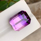 Natural Bi-Color Purple Amethyst 22.93 Ct Brazilian Loose Gemstone | Eye Clean Amethyst | Untreated Fine Jewelry Gem