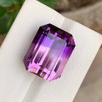 Natural Bi-Color Purple Amethyst 22.93 Ct Brazilian Loose Gemstone | Eye Clean Amethyst | Untreated Fine Jewelry Gem