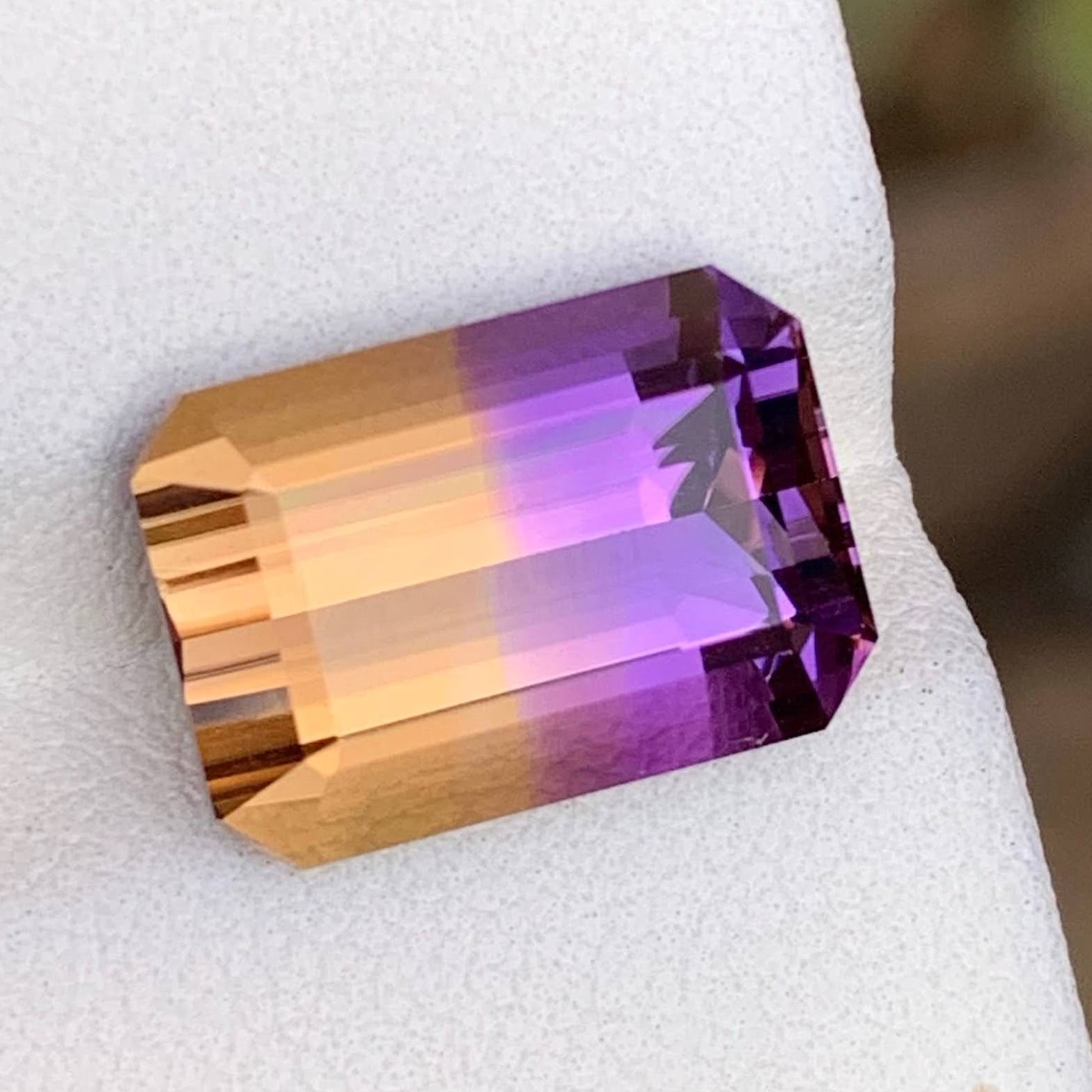 Natural Ametrine 7.65 Ct Loose Gemstone | Bolivia Ametrine | Eye Clean Untreated Quartz | Fine Jewelry Making Stone