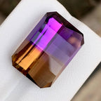 Natural Ametrine 24.48 Ct Loose Gemstone | Eye Clean Bolivia Ametrine | Untreated Large Bi-Color Quartz Fine Jewelry Gem