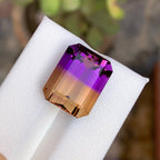 Natural Ametrine 15.90 Ct Loose Gemstone | Bolivia Ametrine | Loupe Clean Untreated Quartz | Bi-Color Gem for Fine Jewelry