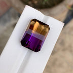 Natural Ametrine 24.48 Ct Loose Gemstone | Eye Clean Bolivia Ametrine | Untreated Large Bi-Color Quartz Fine Jewelry Gem