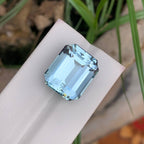 Natural Aquamarine 23.59 Ct Eye Clean Loose Gemstone | Pakistan Aquamarine | Untreated Fine Jewelry Collector Gem
