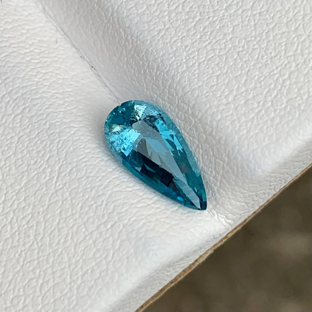 Natural Aquamarine 1.02 Ct Pear Cut Loose Gemstone | VS Nigeria Aquamarine | Untreated Faceted March Birthstone Gem