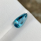 Natural Aquamarine 1.02 Ct Pear Cut Loose Gemstone | VS Nigeria Aquamarine | Untreated Faceted March Birthstone Gem