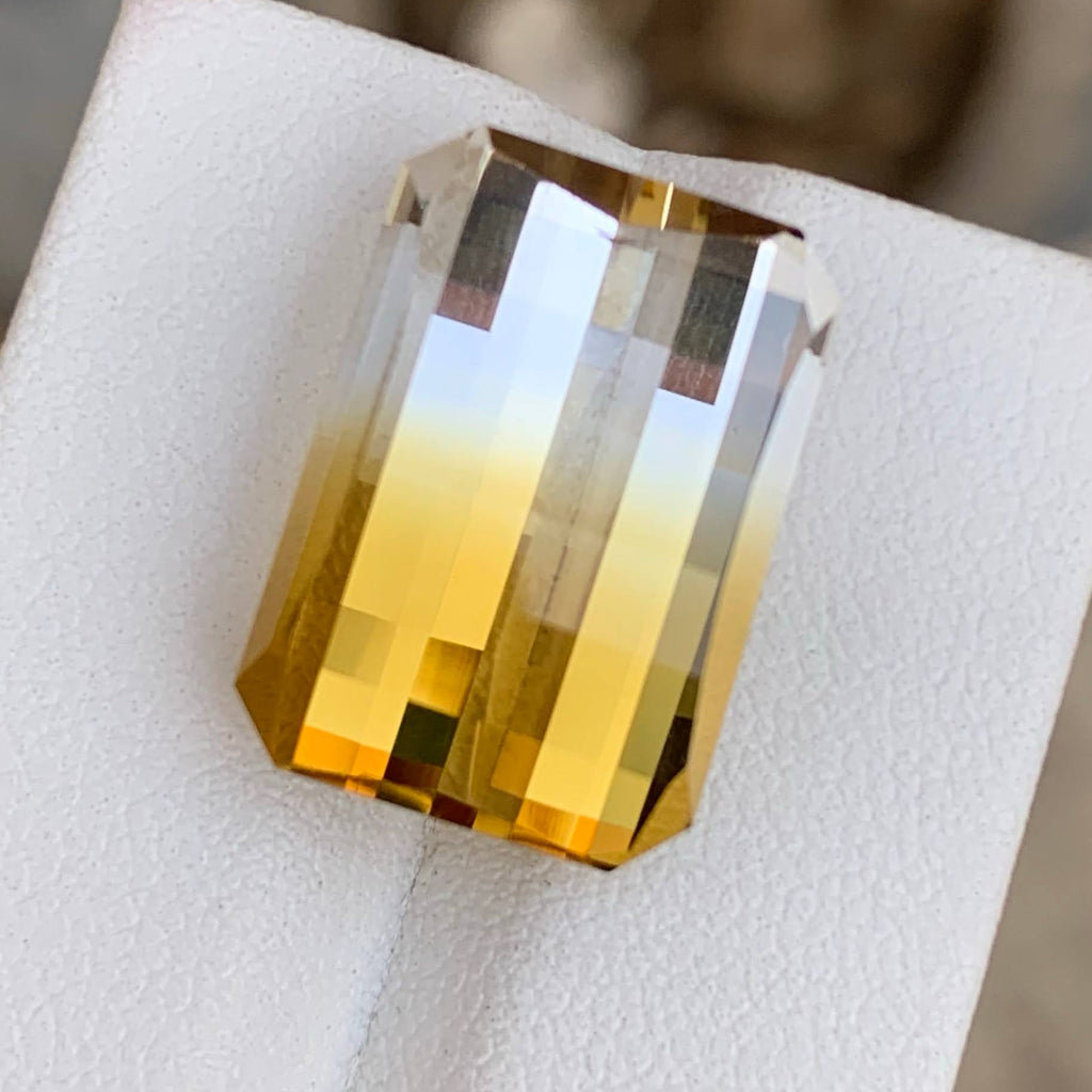 Natural Citrine 18.60 Ct Loose Gemstone | Brazil Citrine | Loupe Clean Untreated Quartz | Golden Yellow Jewelry Making Stone