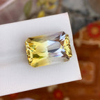 Natural Bi Colour Citrine 19.42 Ct Loose Gemstone | Brazil Citrine |  Loupe Clean | Untreated Quartz Crystal for Jewelry