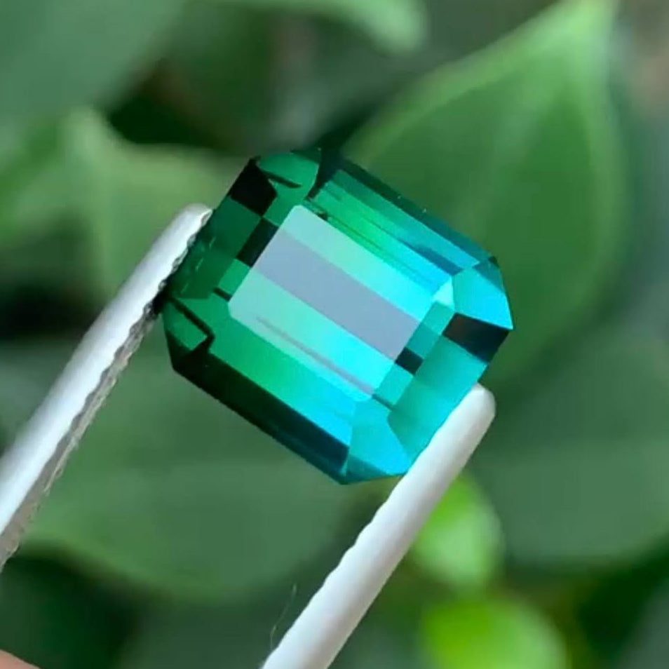 Certified Natural Bi Color Tourmaline 5.30 Ct Loose Gemstone | Afghanistan Tourmaline | Loupe Clean Untreated Gem | Jewelry Stone Main image