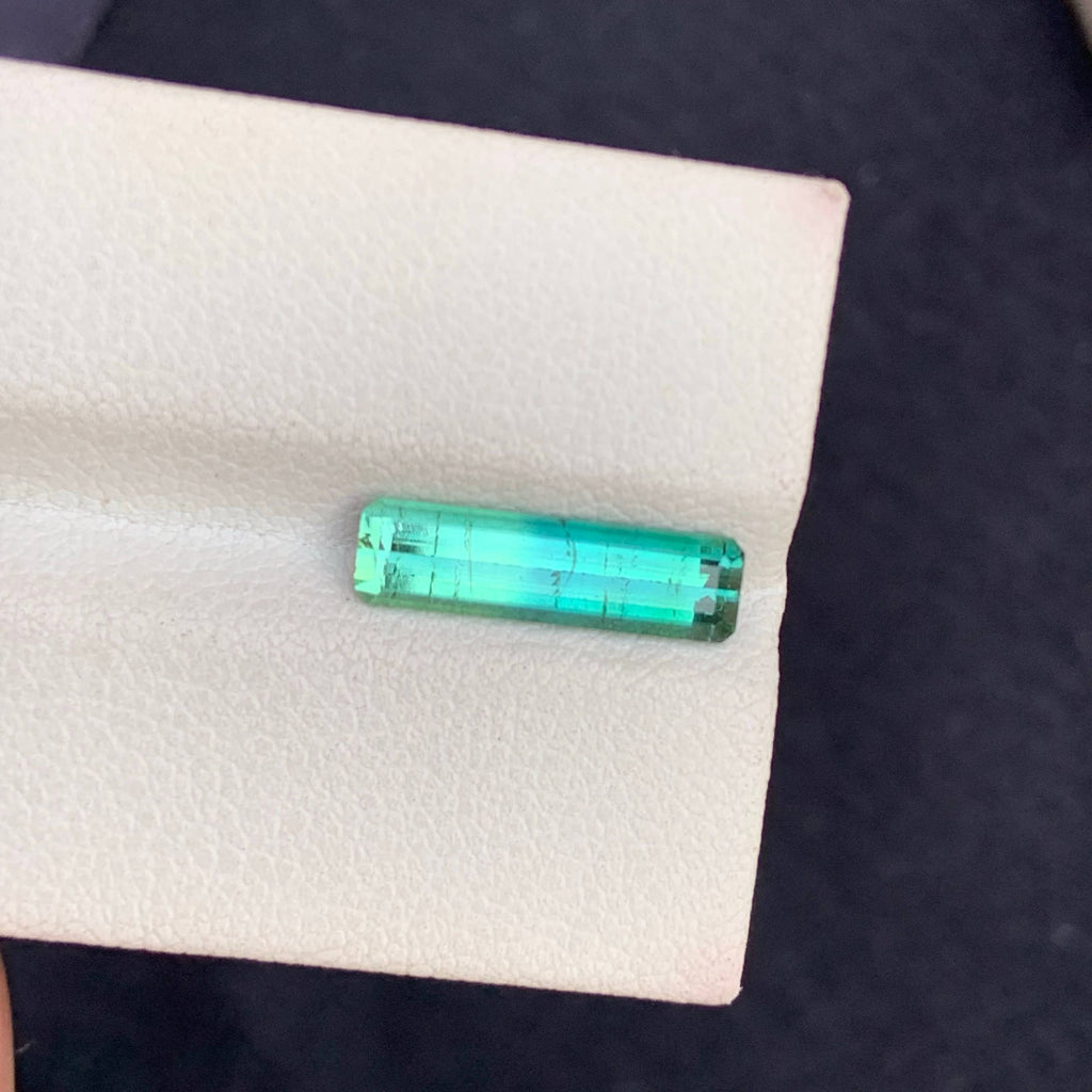 Natural Bicolour Tourmaline 1.96 Ct Afghanistan Loose Gemstone Slightly Included Untreated