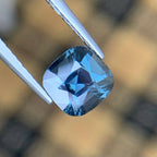 Natural Blue Gray Spinel 1.51 Ct Cushion Cut Loose Gemstone | Eye Clean Sri Lanka Spinel | Untreated Fine Jewelry Gem