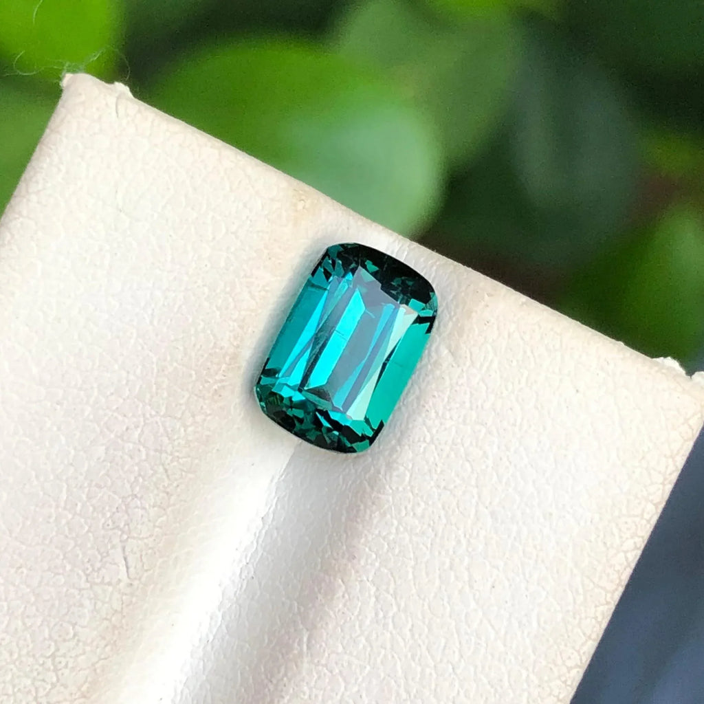 Bluish Green Tourmaline Gemstone - Splendor Gems