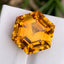 Natural Hexagonal Citrine 18.57 Ct Loose Gemstone | Loupe Clean African Citrine | Untreated Fancy Hexagon Cut Fine Jewelry Gem