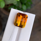 Natural Mandarin Citrine 17.03 Ct Loose Gemstone | Eye Clean Brazil Citrine | Untreated Golden Orange Fine Jewelry Gem