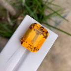 Natural Brazilian Mandarin Citrine 29.38 Ct | Premium Loupe Clean Loose Gemstone