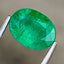 Natural Zambian Emerald 1.49 Ct Oval Faceted Loose Gemstone | SI Clarity Minor Oil | Genuine Emerald for Fine Jewelry