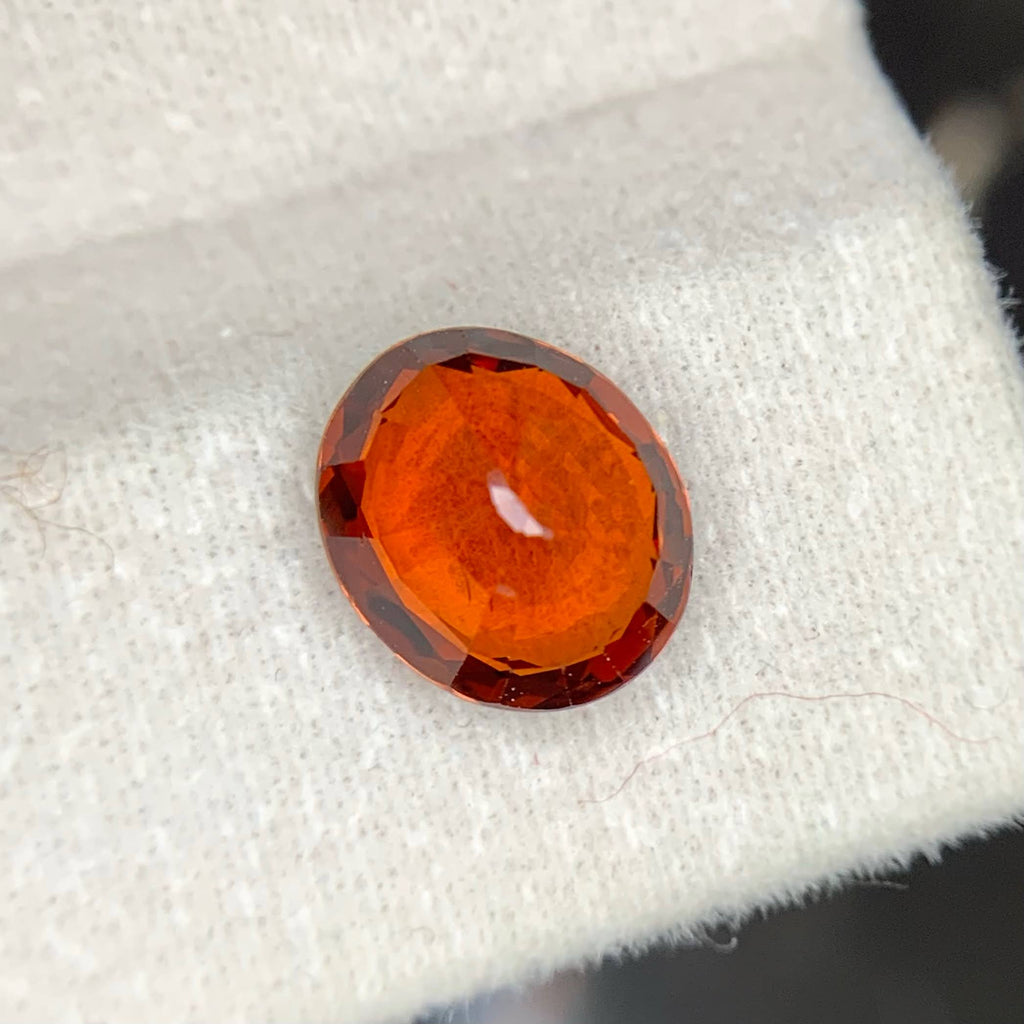 Natural Spessartite Garnet 2.79 Ct Loose Gemstone | Eye Clean Madagascar Garnet | Untreated Orange Garnet | Fine Jewelry Gem