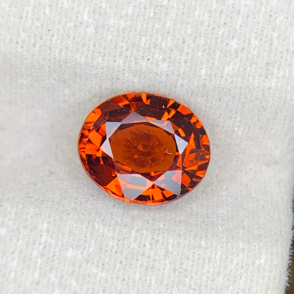 Natural Spessartite Garnet 2.79 Ct Loose Gemstone | Eye Clean Madagascar Garnet | Untreated Orange Garnet | Fine Jewelry Gem