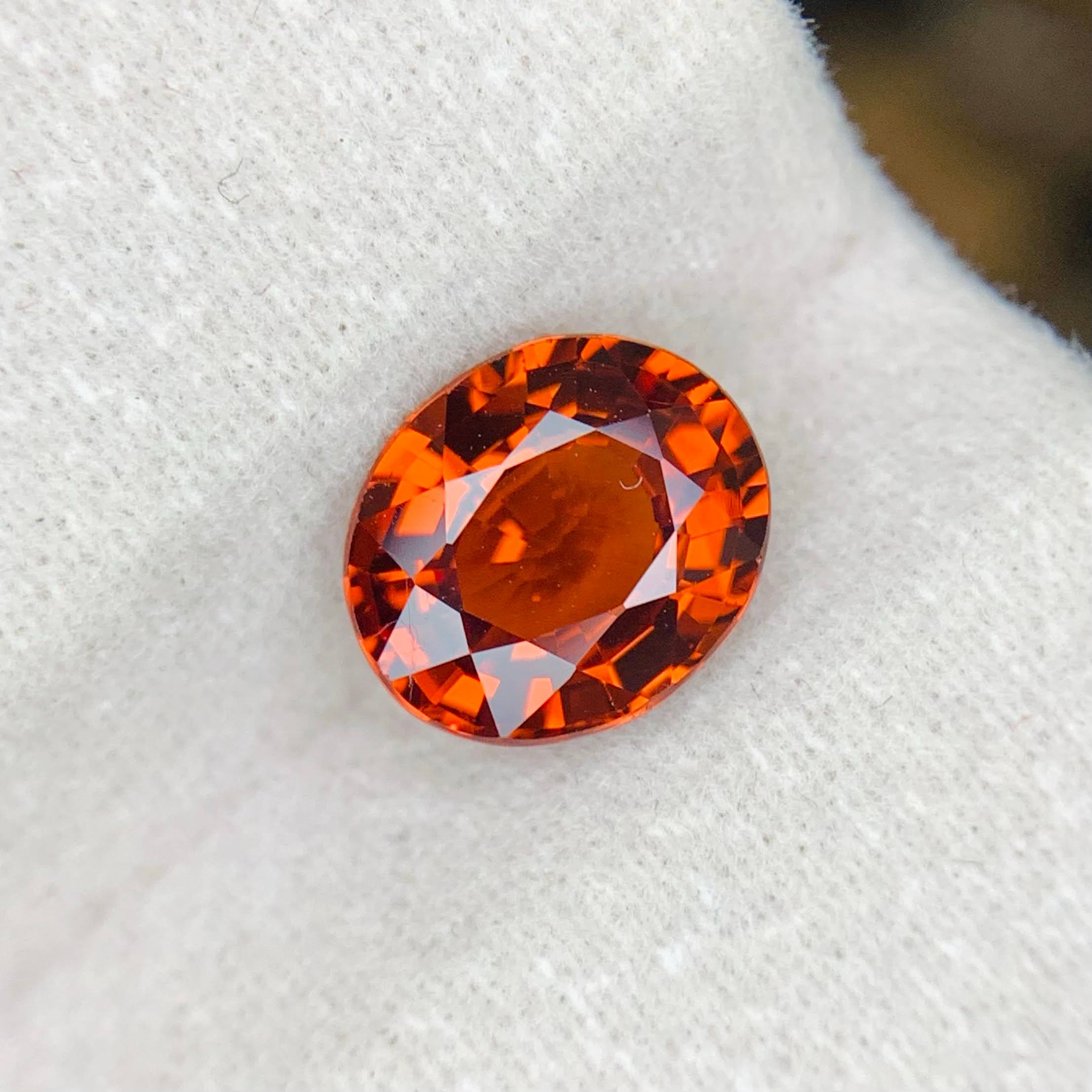 Natural Spessartite Garnet 2.79 Ct Loose Gemstone | Eye Clean Madagascar Garnet | Untreated Orange Garnet | Fine Jewelry Gem
