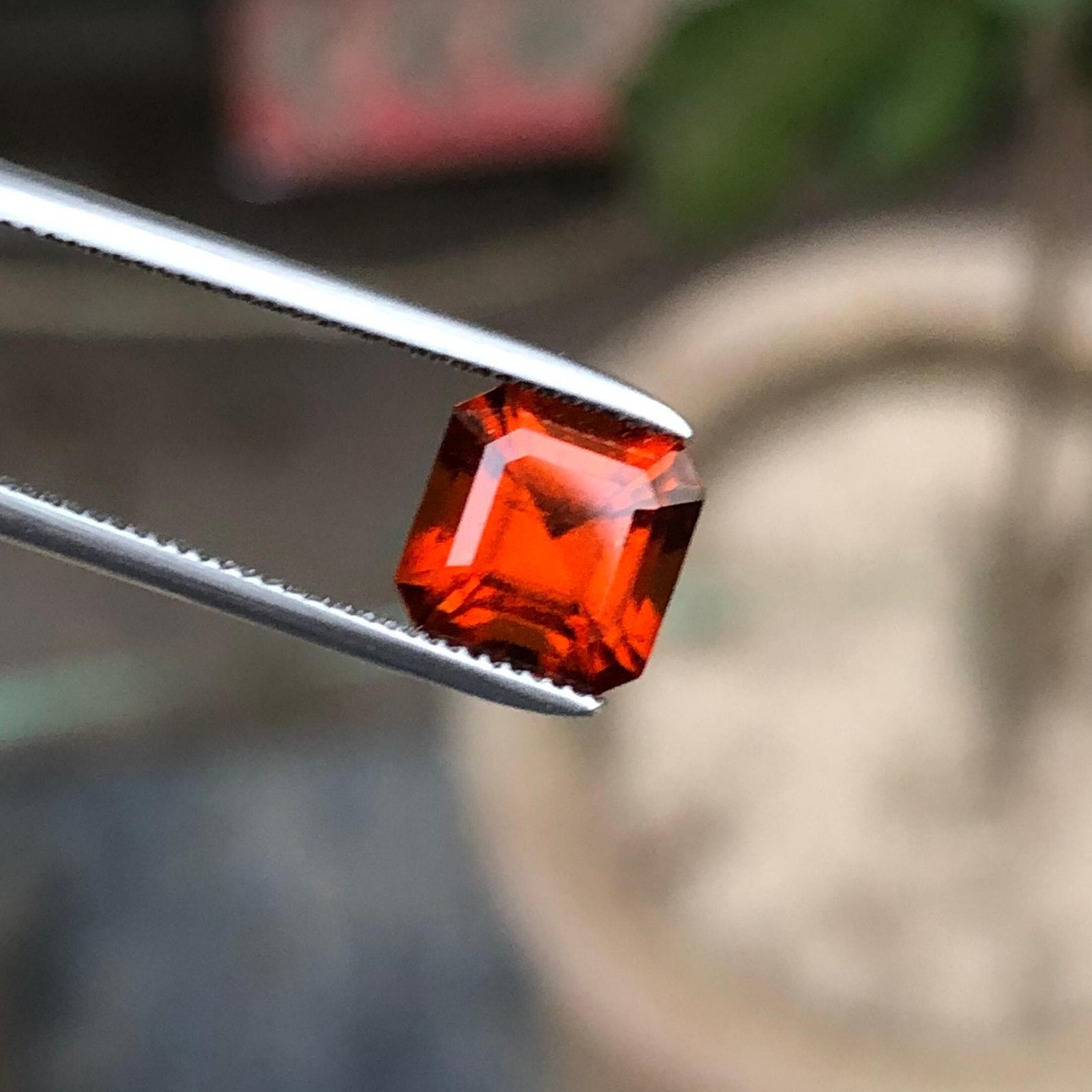 Orange Garnet Gemstone For Ring, 1.80 carats