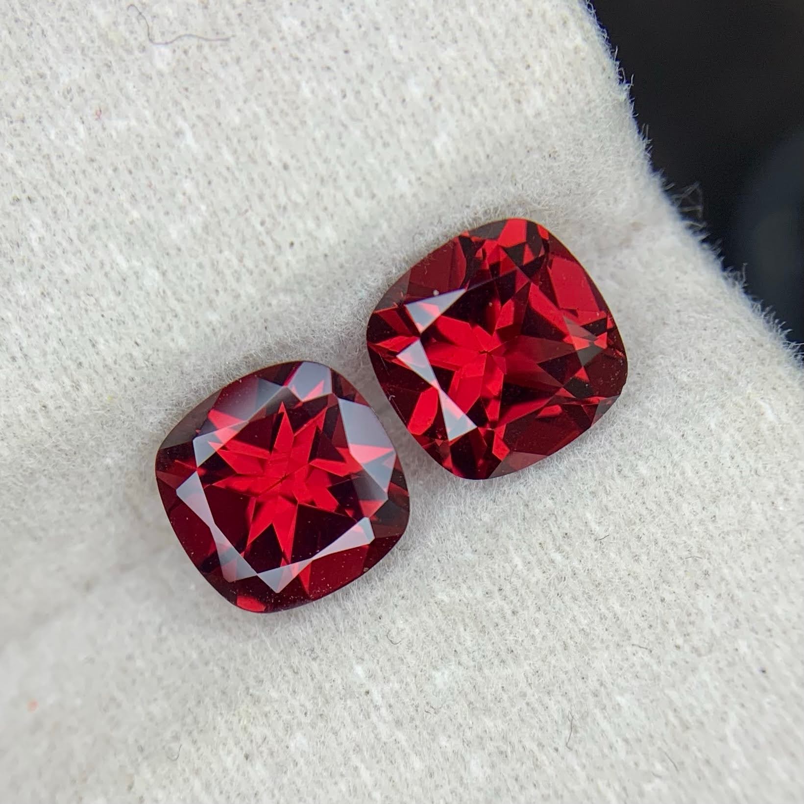 Natural Rhodolite Garnet Pair 3.60 Ct Loupe Clean Loose Gemstones | Madagascar Matching Pair | Untreated Fine Jewelry Gems