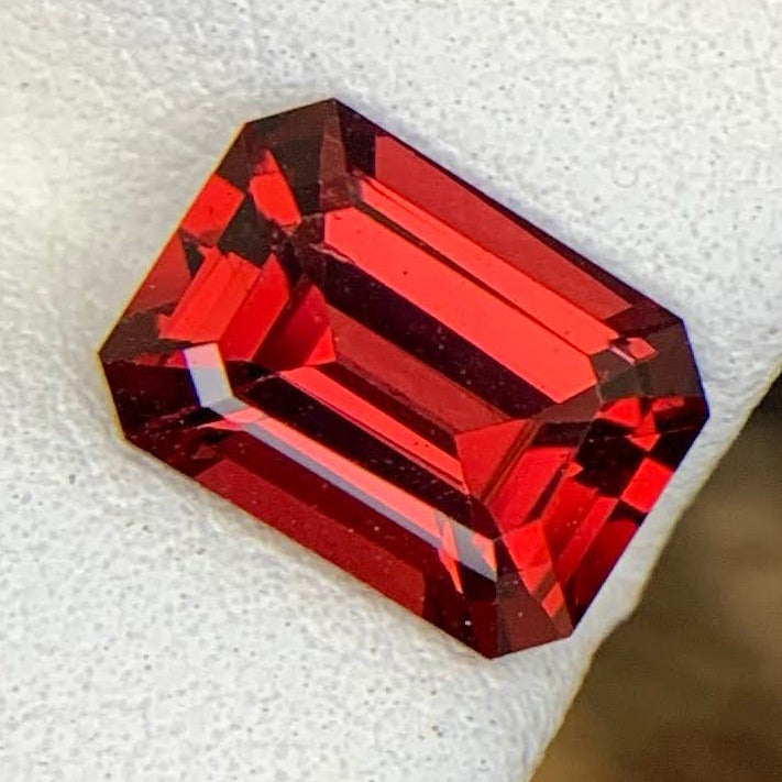 Natural Rose Red Garnet 2.90 Ct Eye Clean Loose Gemstone | Madagascar Red Garnet | Untreated Fine Jewelry Gem