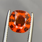 Natural Spessartite Garnet 1.71 Ct Loose Gemstone | Madagascar Garnet | Slightly Included Untreated Gem | Fine Jewelry Stone
