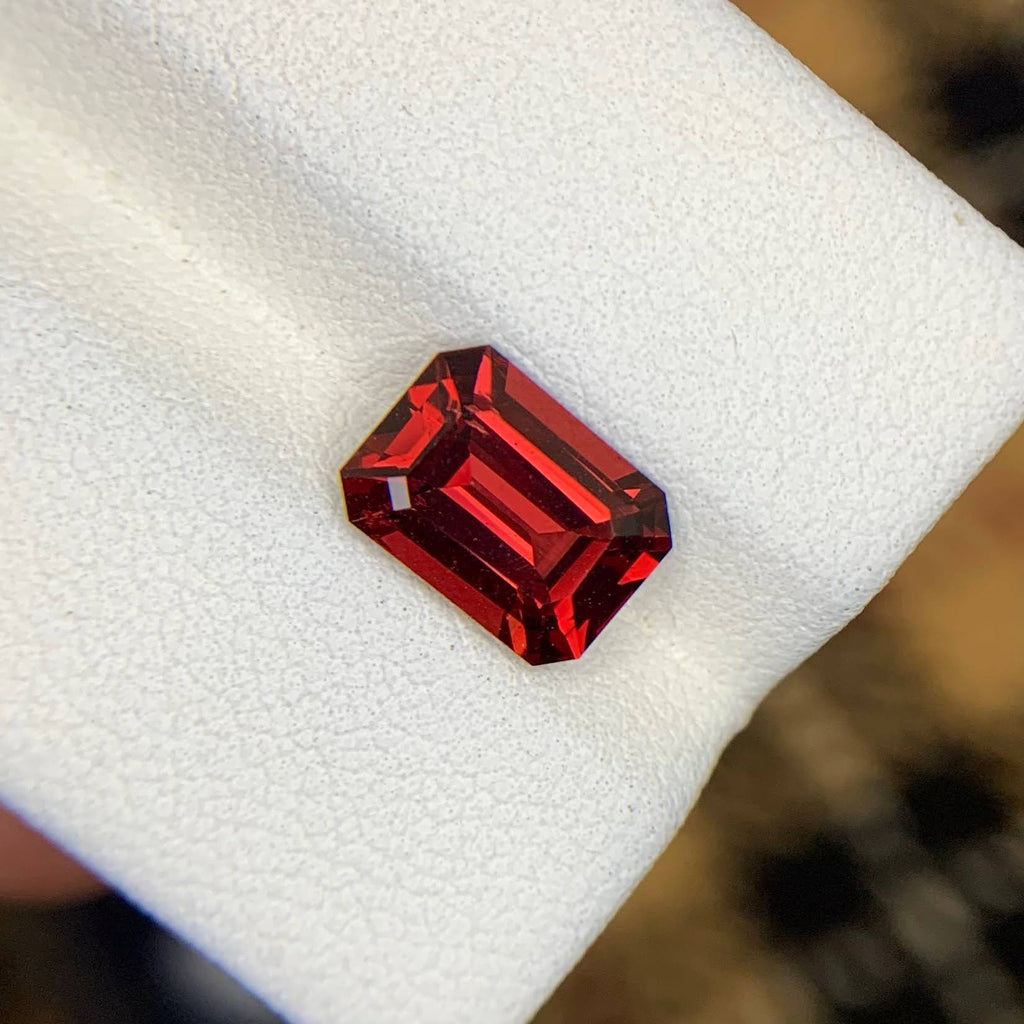 Natural Rose Red Garnet 2.90 Ct Eye Clean Loose Gemstone | Madagascar Red Garnet | Untreated Fine Jewelry Gem