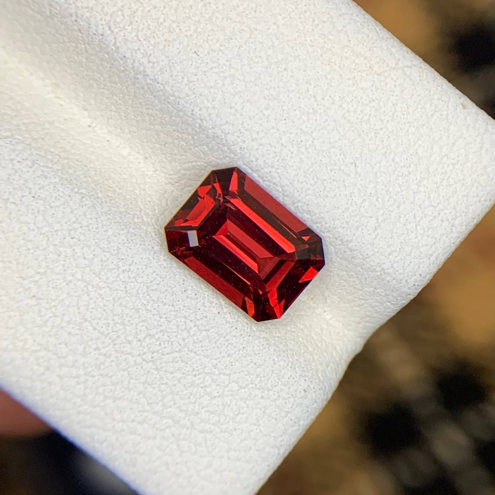Natural Rose Red Garnet 2.90 Ct Eye Clean Loose Gemstone | Madagascar Red Garnet | Untreated Fine Jewelry Gem