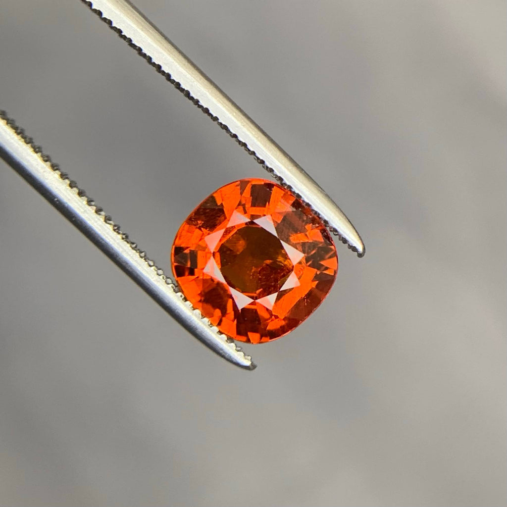 Natural Spessartite Garnet 1.71 Ct Loose Gemstone | Madagascar Garnet | Slightly Included Untreated Gem | Fine Jewelry Stone