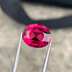 Natural Rose Pink Garnet 6.77 Ct Oval Faceted Loose Gemstone | VVS Tanzania Garnet | Untreated Fine Jewelry Gem