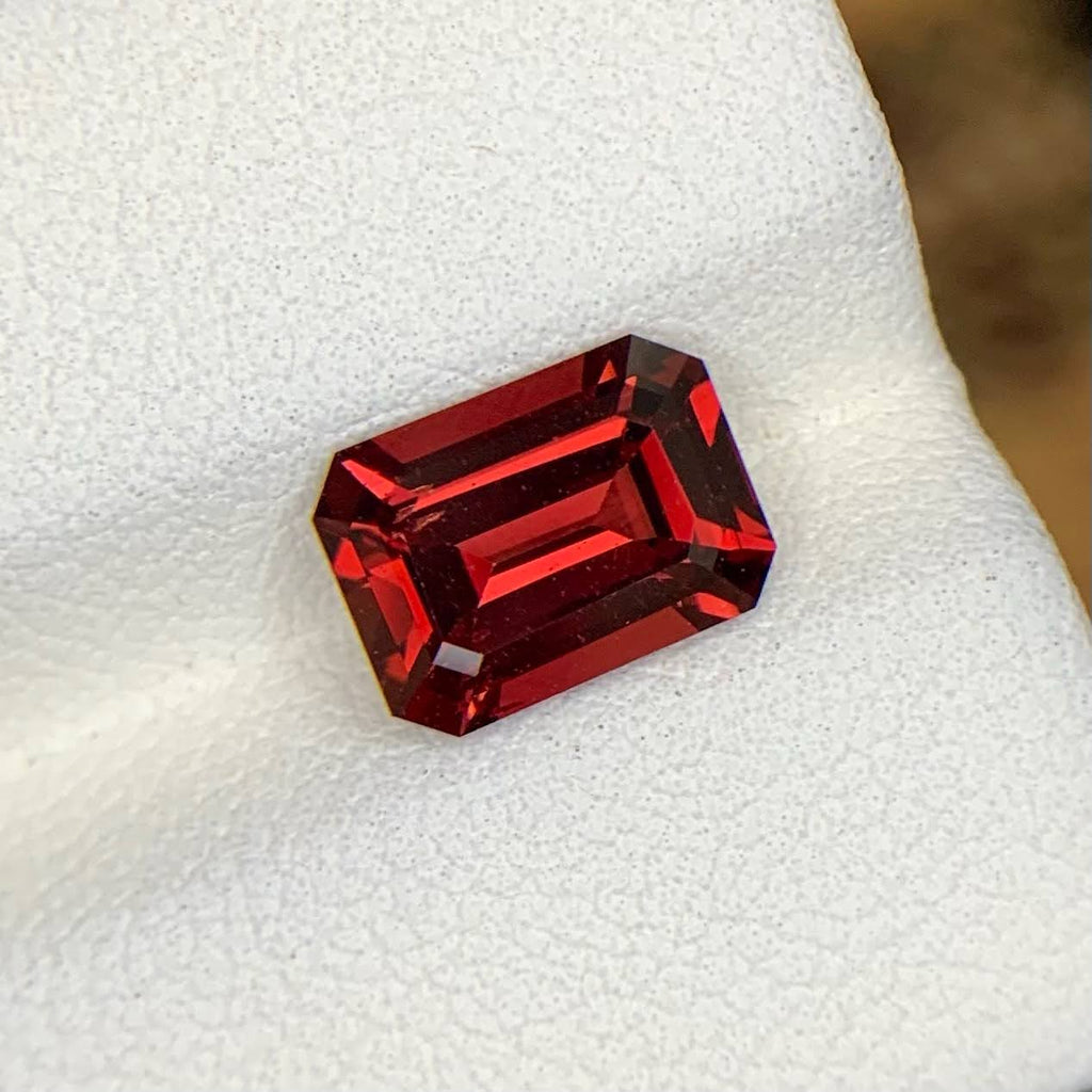Natural Rose Red Garnet 2.90 Ct Eye Clean Loose Gemstone | Madagascar Red Garnet | Untreated Fine Jewelry Gem