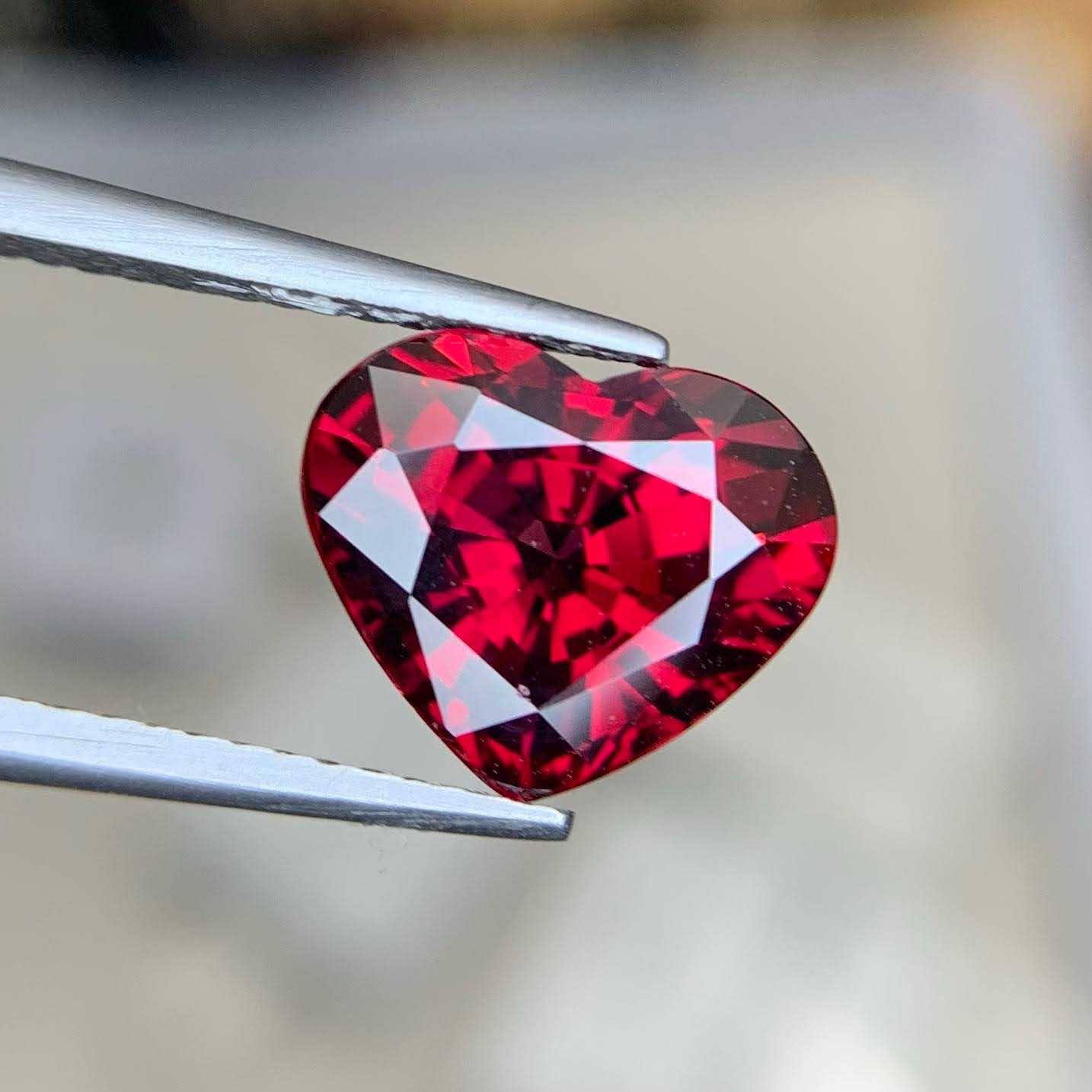 Natural Madagascar Garnet 3.85 Ct Eye Clean Loose Gemstone | Untreated Garnet | Fine Jewelry Collector Gem