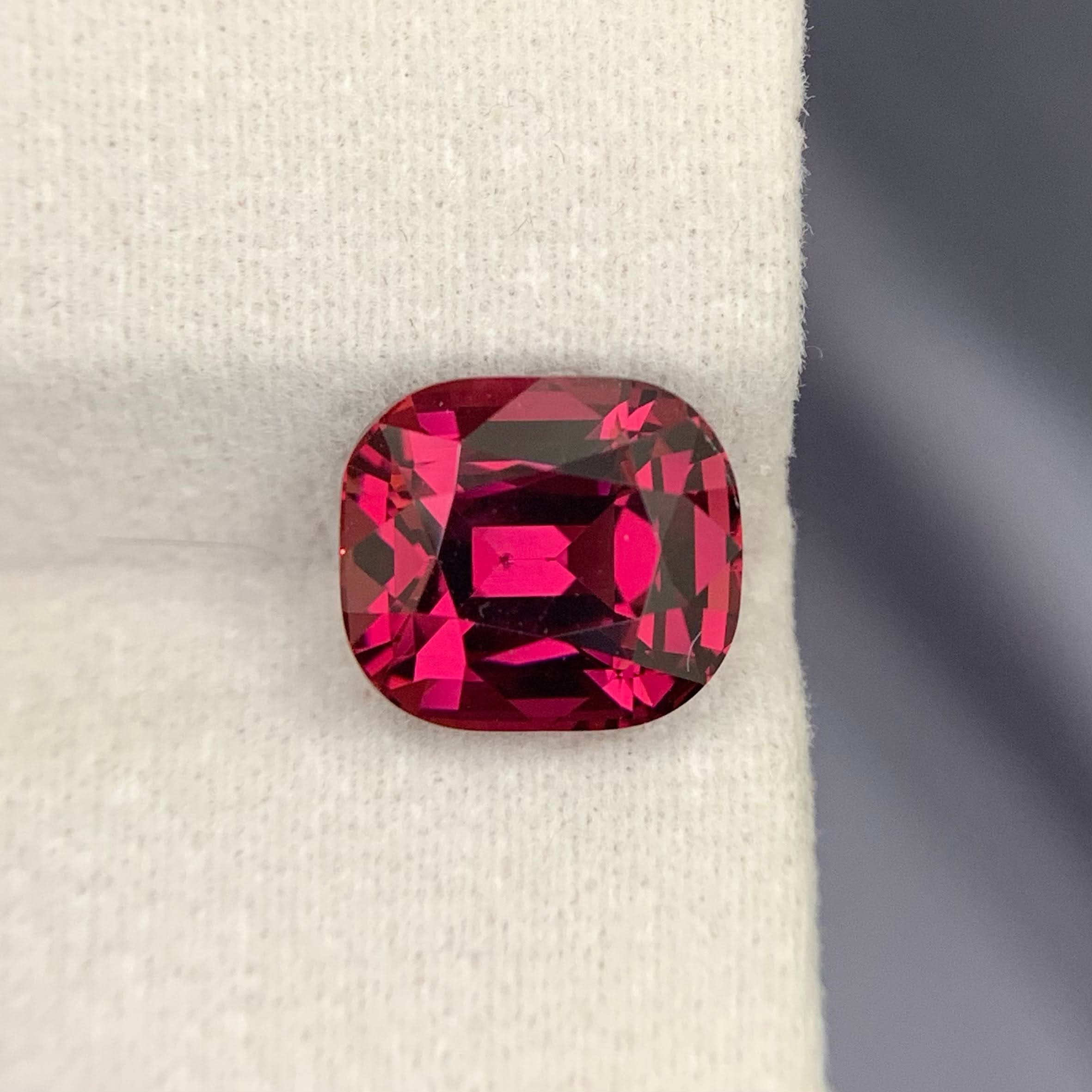 Natural Umbalite Garnet 6.41 Ct Tanzania Pink Purple Gemstone Loose Stone Eye Clean for Jewelry